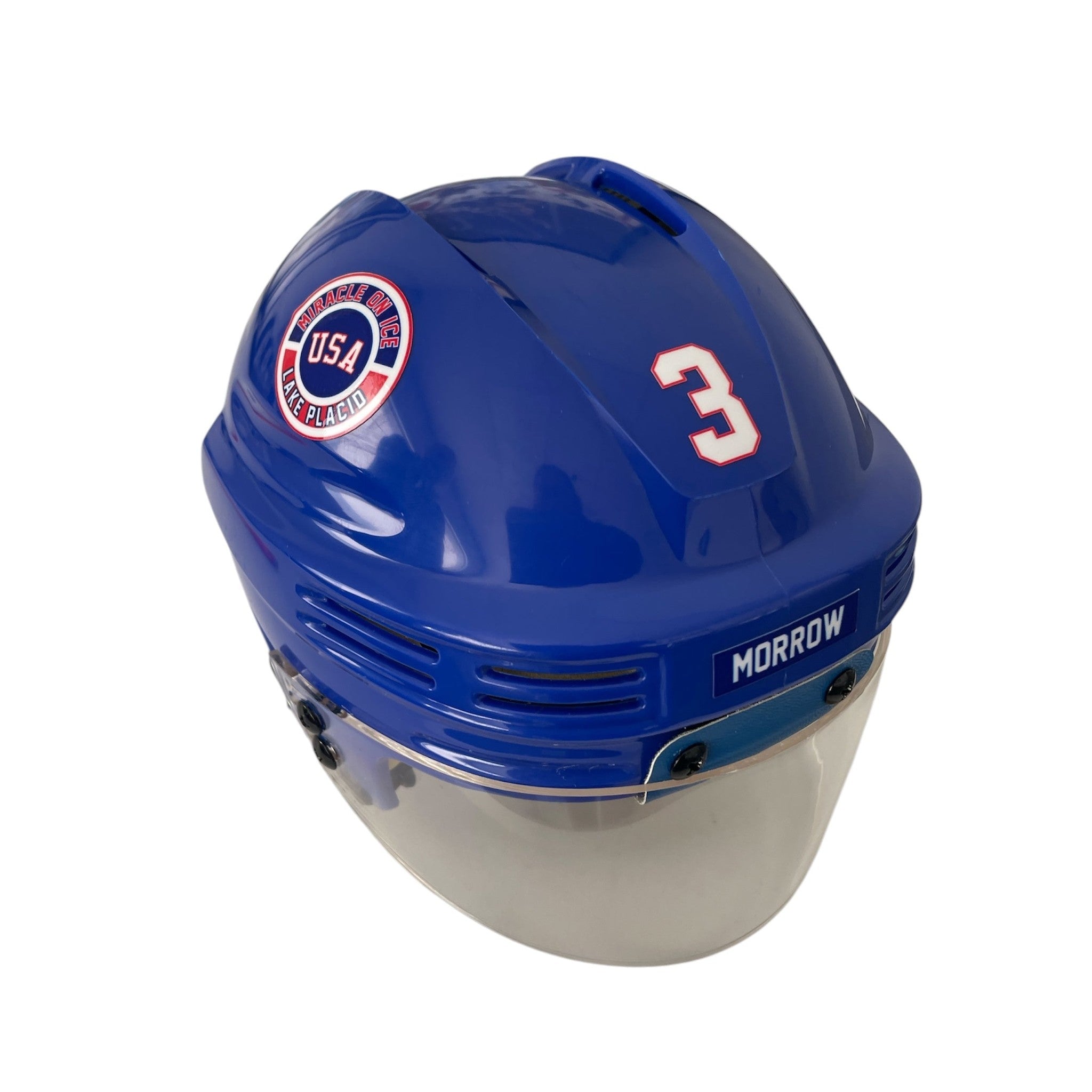 Ken Morrow New York Islanders Miracle on Ice Mini Helmet - Royal
