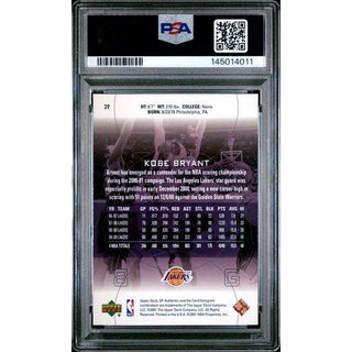 Kobe Bryant 2000 SP Authentic #39 PSA 8