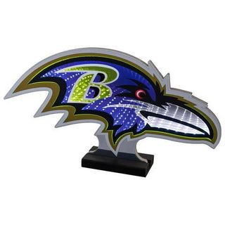 LED Infinity Logo Light: Baltimore Ravens