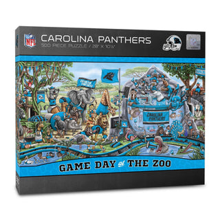 Carolina Panthers Game Day at the Zoo 500 pc Puzzle