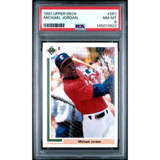 Michael Jordan 1991 Upper Deck #SP1 PSA 8
