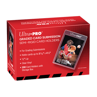 1/2" Lip Semi-Rigid Tall Card Holders 200ct