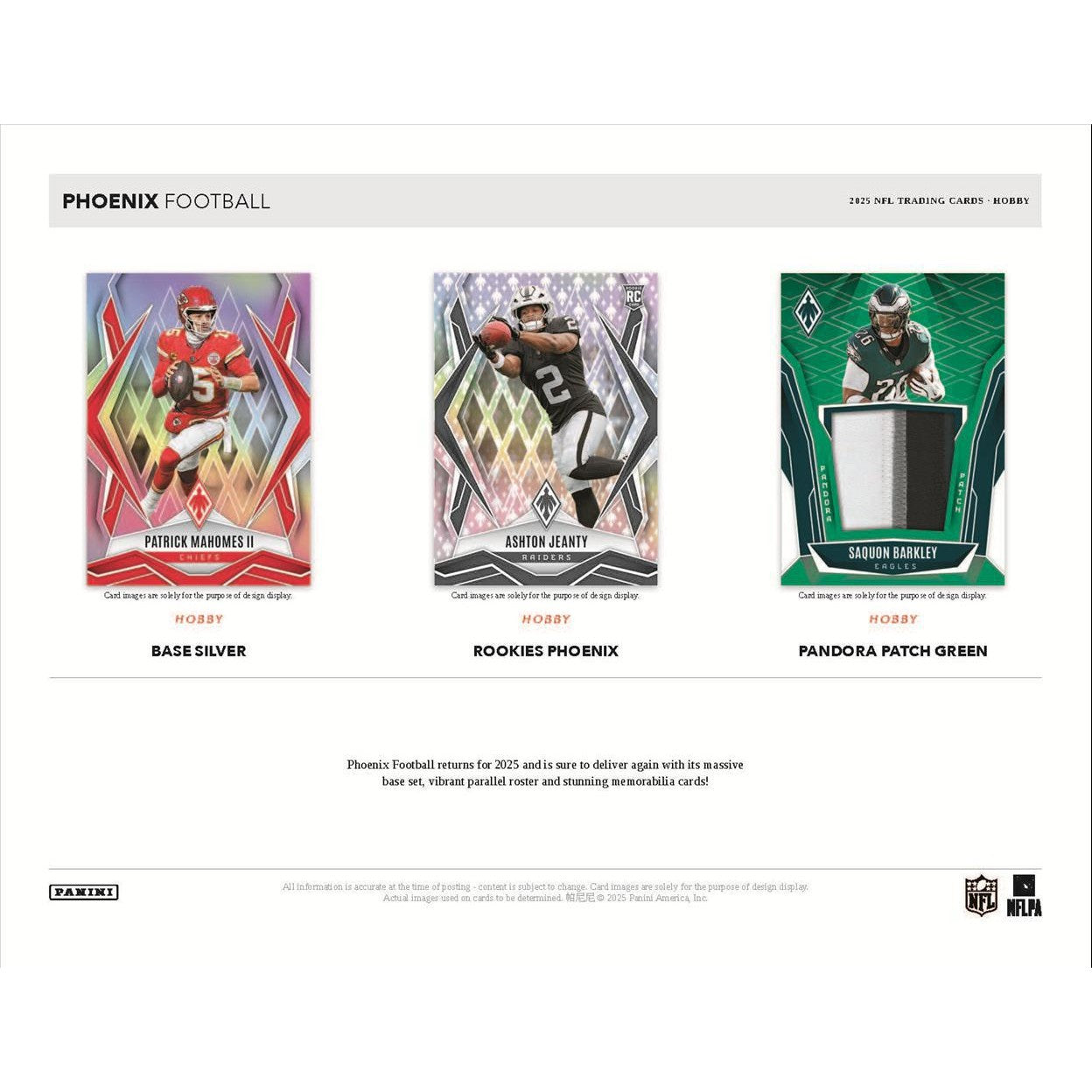 2025 Panini Phoenix Football Hobby Box