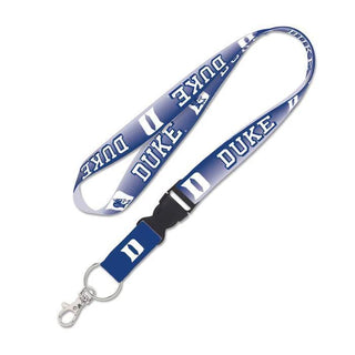 Lanyard: Duke Blue Devils with Detachable Buckle 1"