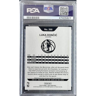Luka Doncic 2018 Panini Hoops #268 PSA 9