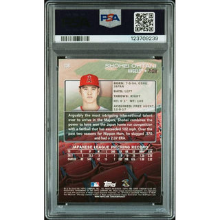 Shohei Ohtani 2018 Stadium Club #138 PSA 9