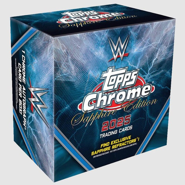 2025 Topps Chrome Sapphire WWE Hobby Box – CARDIACS Sports