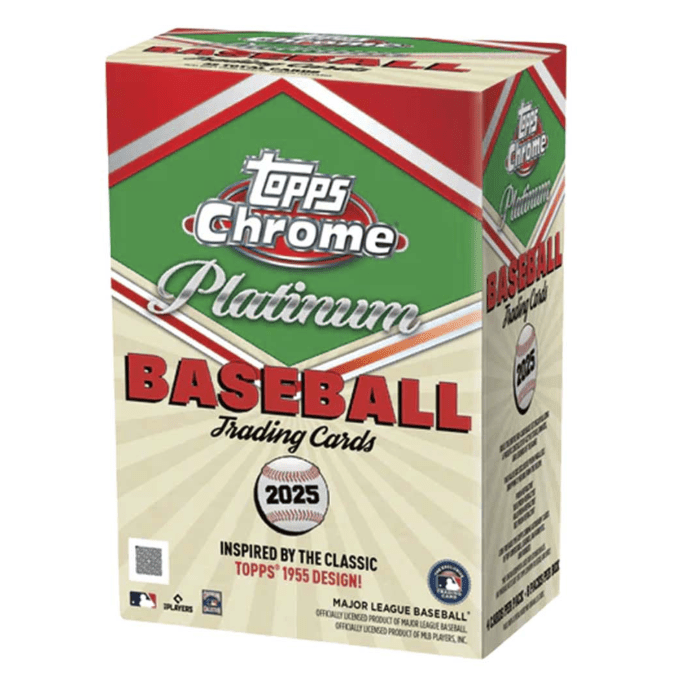 2025 Topps Chrome Platinum Anniversary Baseball Blaster Box