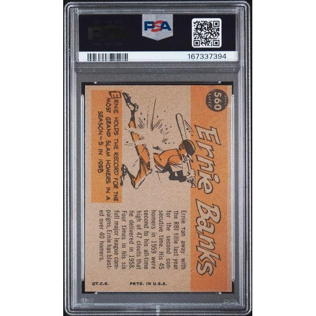 1960 Ernie Banks Topps All Star #560 PSA 3