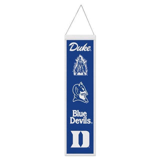 Duke Blue Devils College Vault Wool Banner – 8" x 32"
