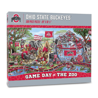Ohio State Buckeyes Game Day at the Zoo 500 pc Puzzle