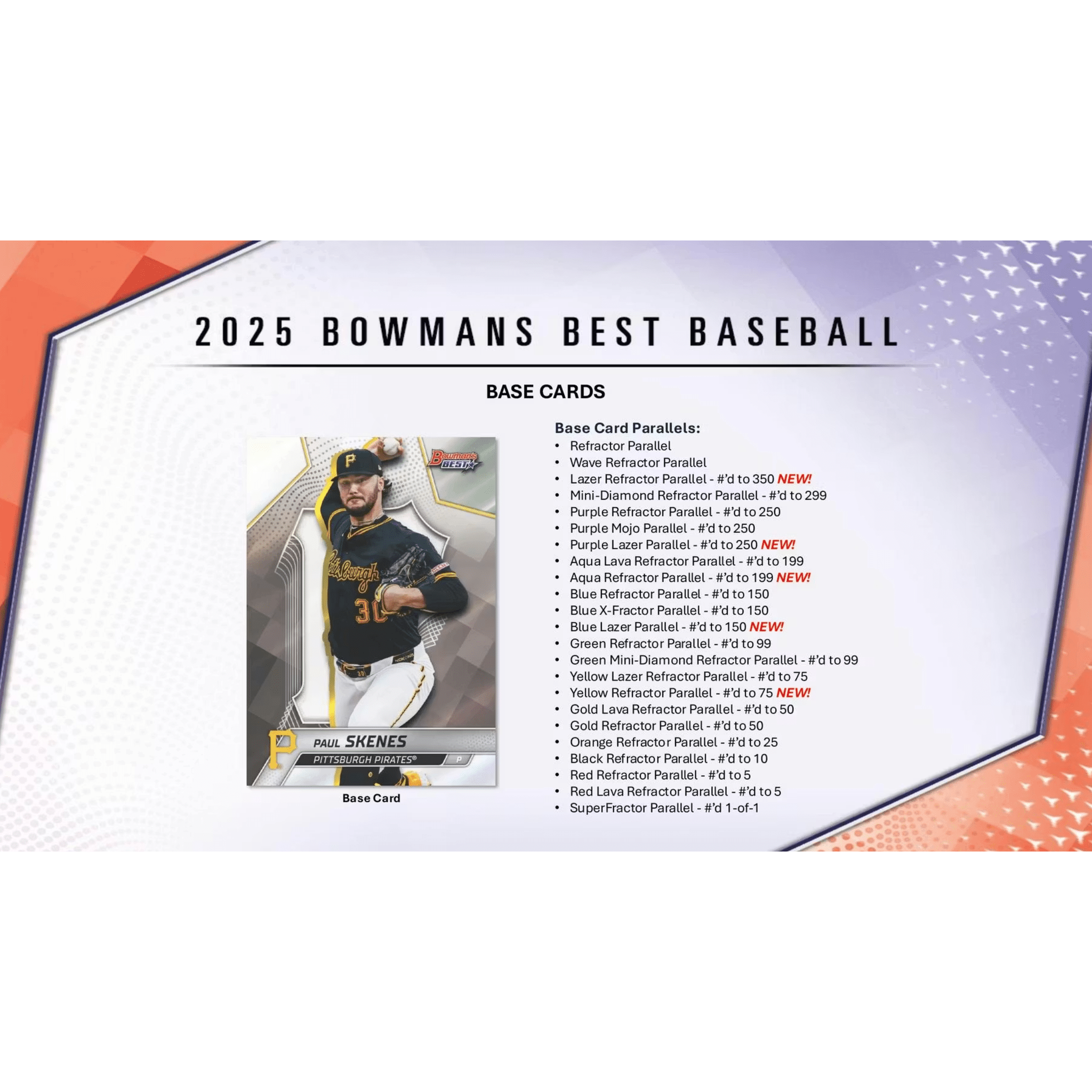 2025 Bowman's Best Baseball Hobby Box
