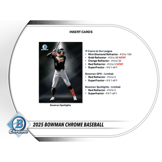 2025 Bowman Chrome Baseball Breakers Delight Box