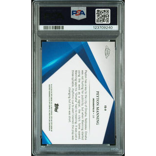 Peyton Manning 2024 Topps Sapphire Infinite Sapphire #IS9 PSA 10