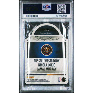 Westbrook / Jokić / Murray 2024 Silhouette The King’s Court Bronze #5 – PSA 9