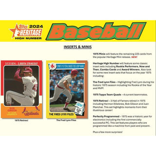 2024 Topps Heritage High Number Baseball Hobby Box