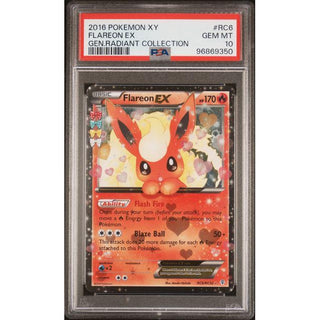 Flareon EX 2016 Pokémon XY Generations Radiant Collection #RC6 PSA 10