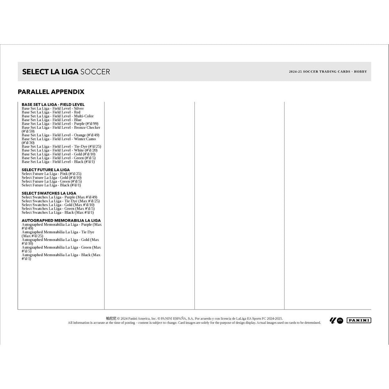 2024-25 Panini Select La Liga Soccer Hobby Box