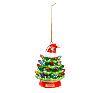 Ornament: San Francisco 49ers Santa Hat