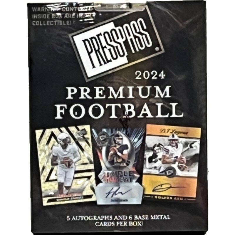 2024 Leaf Press Pass Premium Football Hobby Box