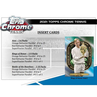 2021 Topps Chrome Tennis Hobby Lite PACK