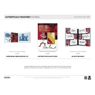 2025 Panini Authentically Mahomes Football Hobby 1-Box Case
