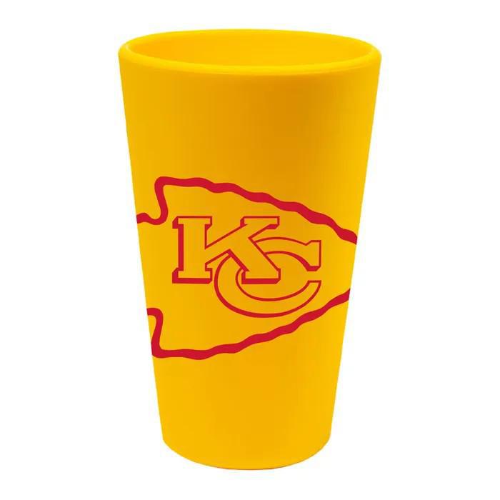 Silicone Pint Glass: Kansas City Chiefs – 16 oz