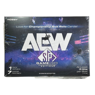 2025 Upper Deck AEW SP Game Used Wrestling Hobby Box