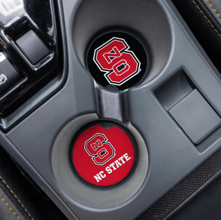 North Carolina State University Car Coaster Set – 2-Piece Cup Holder Accessories
