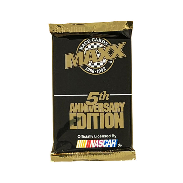 1988 maxx race cards first annual edition 1988-1992 5th Anniversary Pack Get 14 cards per pack featuring all your favorite 1992 NASCAR stars 1988 MAXX Race Cards PSA