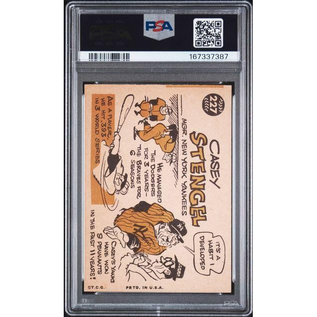 1960 Topps Casey Stengel #227 PSA 6