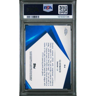 CJ Stroud 2024 Topps Sapphire Infinite Sapphire #IS8 – PSA 10