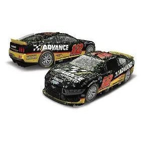 Diecast: Ryan Blaney #12 Autographed 2024 Advance Auto/Inaugural Iowa Speedway 6/16 Race Win FOIL Number Car 1:24 Scale