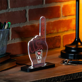 North Carolina State University #1 Foam Finger LED Desklite Decor