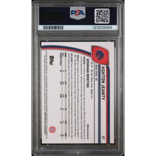 Ashton Jeanty 2024 Bowman U Chrome Pink Lava #17 – PSA 10