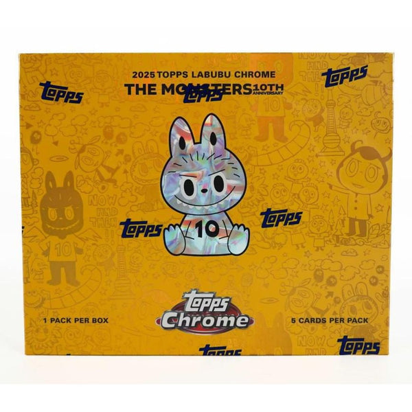 2025 Topps Chrome Labubu 10th Anniversary Hobby Box – CARDIACS