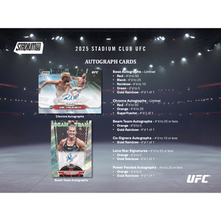 2025 Topps Stadium Club UFC Hobby Pack