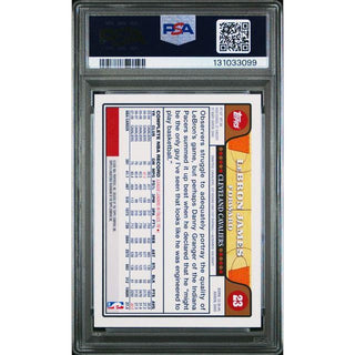 LeBron James 2008 Topps #23 – PSA 10