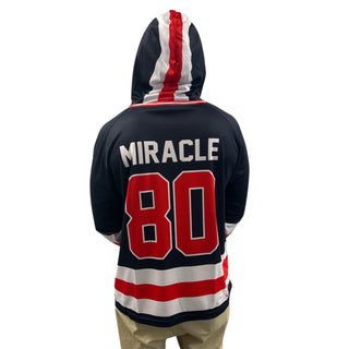 USA Hockey Miracle on Ice 1980 Authentic Navy Adult Hoodie