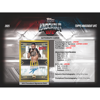 2025 Topps UFC Knockout Hobby Box