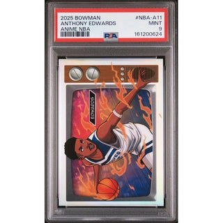 Anthony Edwards 2025 Bowman Anime NBA #NBA-A11 PSA 9