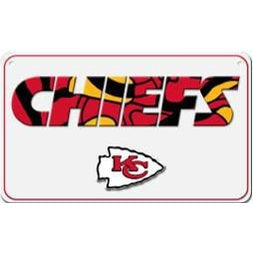 Kansas City Chiefs Modern Metal Sign – 16" x 10" Ready to Hang