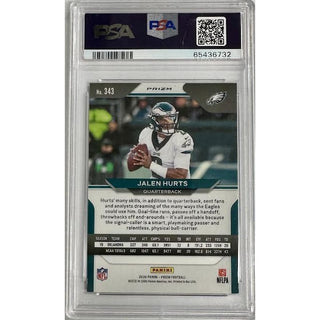Jalen Hurts 2020 Panini Prizm #343 PSA 10