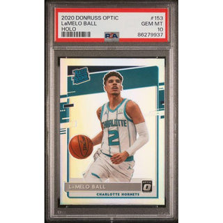 LaMelo Ball 2020 Donruss Optic Holo #153 Gem Mint 10