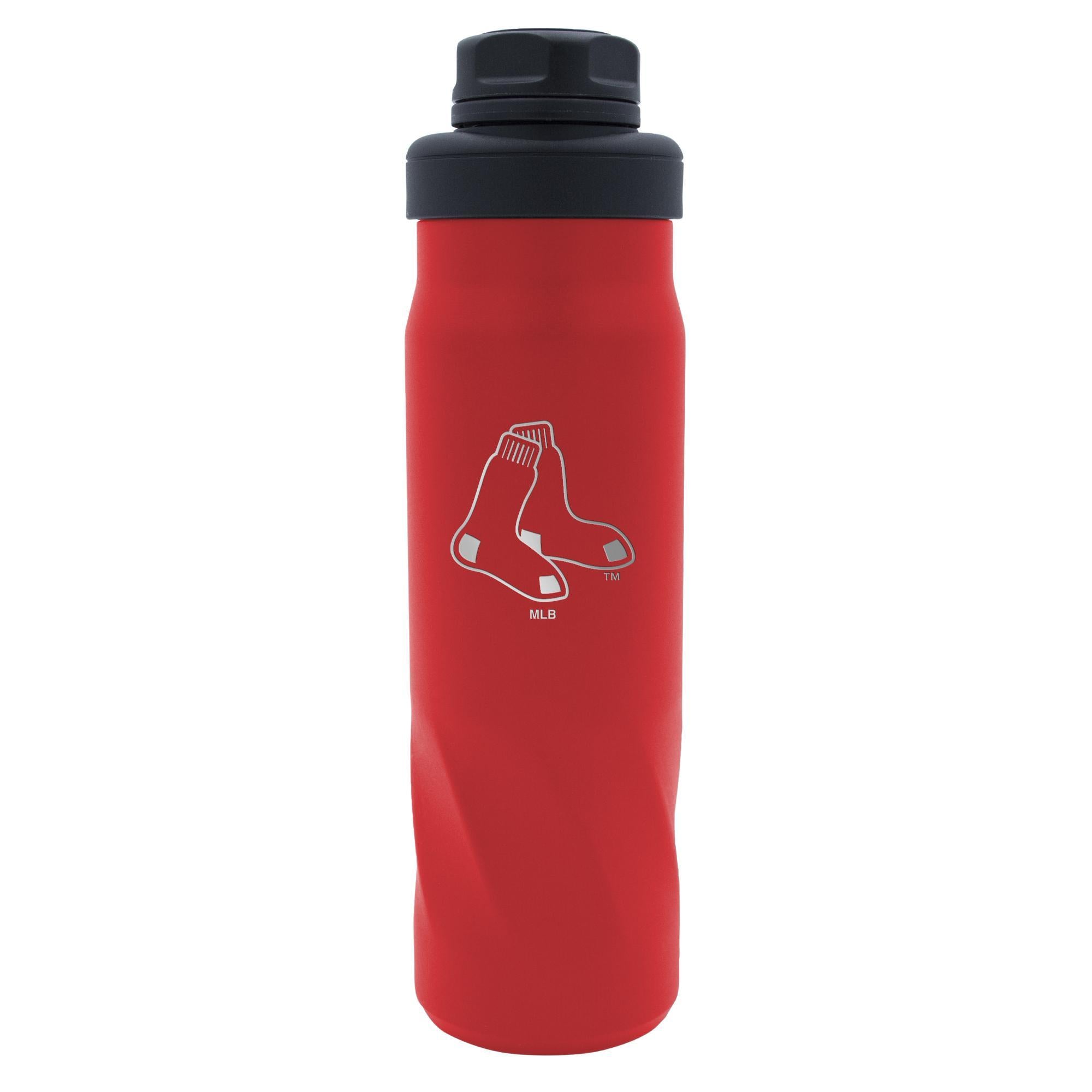 Boston Red Sox 20 oz Morgan Stainless Steel Water Bottle – Red – Officially Licensed MLB
