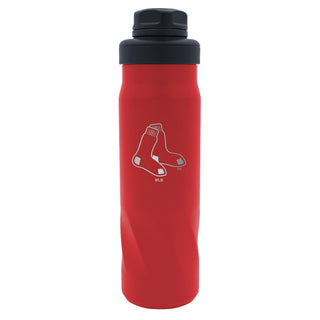 Boston Red Sox 20 oz Morgan Stainless Steel Water Bottle – Red – Officially Licensed MLB