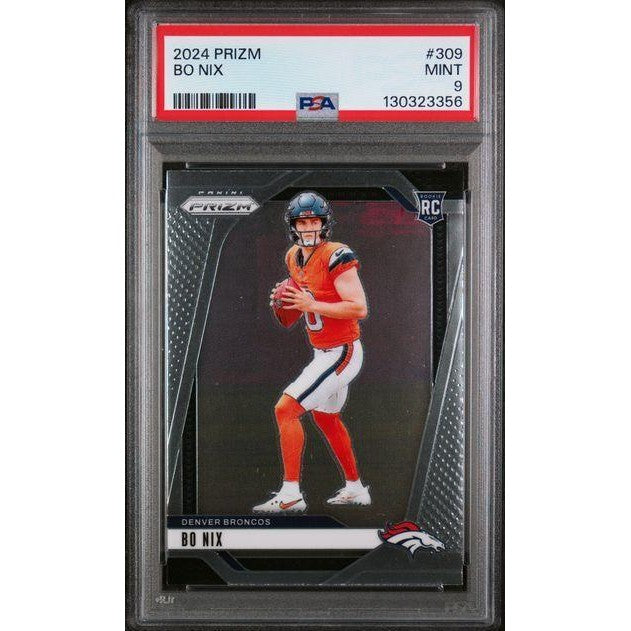 2024 Prizm Bo Nix #309 PSA 9 Rookie Card
