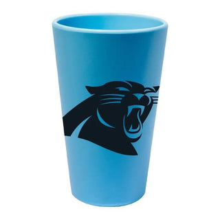 Silicone Pint Glass: Carolina Panthers - Light Blue