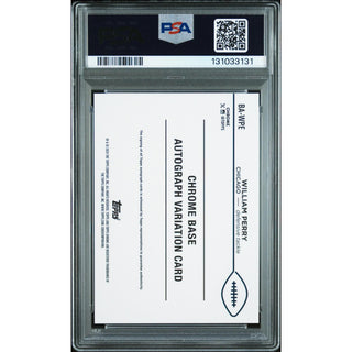 William Perry 2024 Topps Sapphire Autograph-Orange #BAWPE – PSA 9