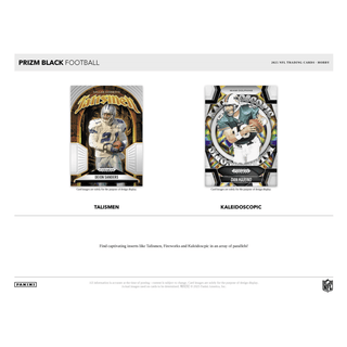 2025 Panini Prizm Black Football Hobby Box